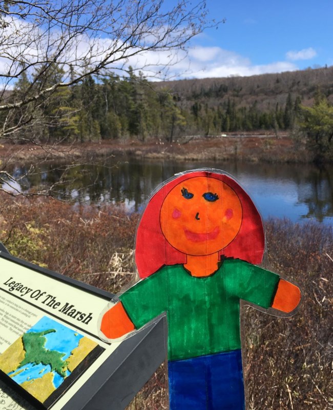 'Flat Student' going on a park tour