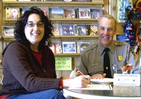 The Falling Rock Cafe and Bookstore was one of the first businesses to become a Community Partners with Pictured Rocks National Lakeshore.