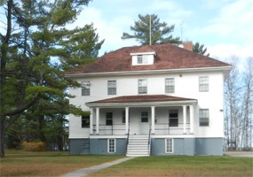 The former Munising U.S. Coast Guard Station now serves as Park Headquarters for Pictured Rocks National Lakeshore.