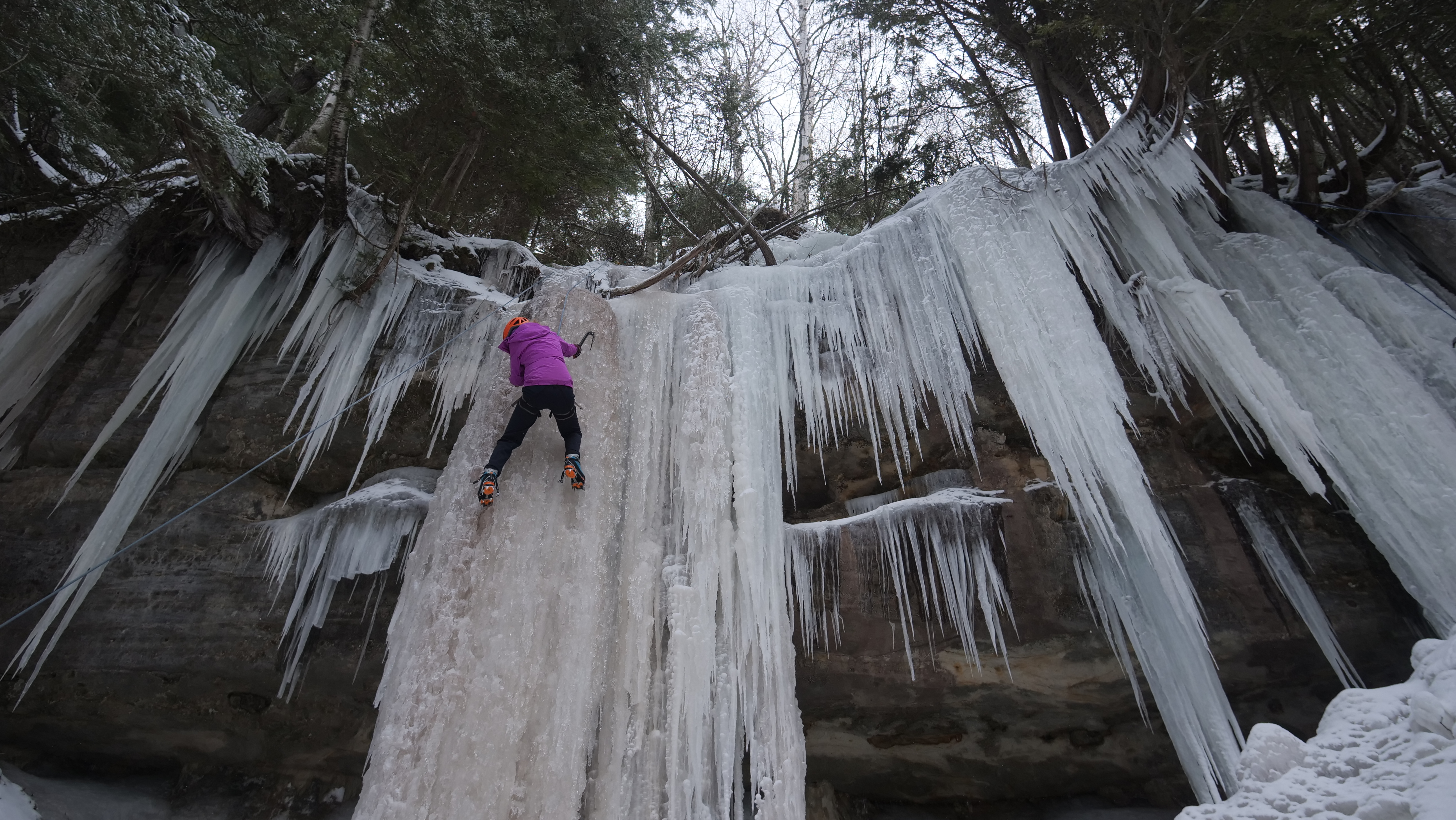 Guided Ice Climbing - Pictured Rocks National Lakeshore (U.S. National Park  Service)