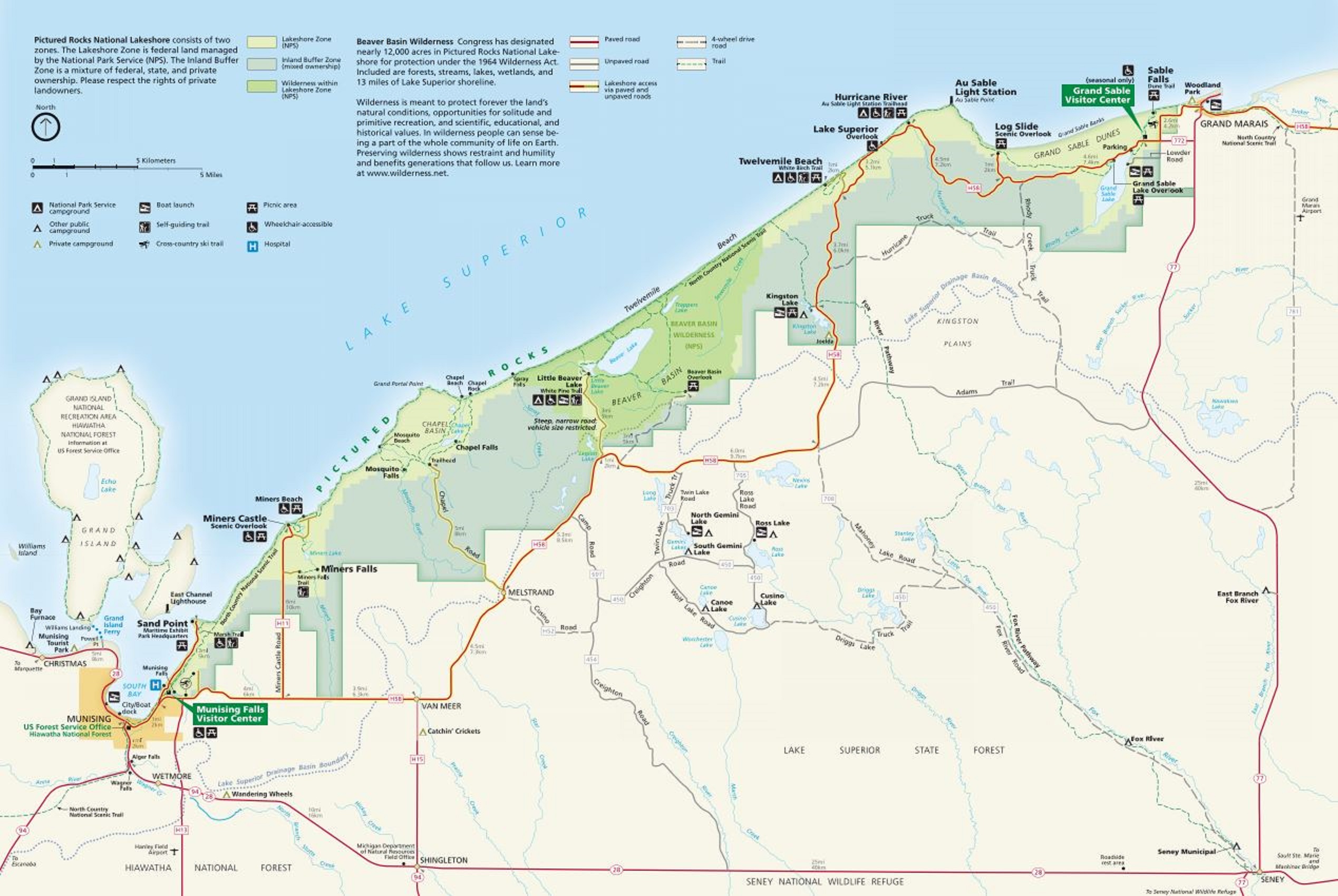 Pictured Rocks Mileage Chart