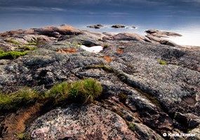 Lake Superior's north shore at Pukaskwa National Park in Canada.