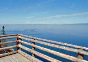 Lake Superior is a blue beauty from this overlook at Sleeping Giant Provincial Park.