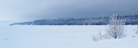 Winter view from Sand Point, looking to Miners Castle.