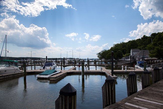 A scenic view of Fort Washington Marina A scenic view of Fort Washington Marina