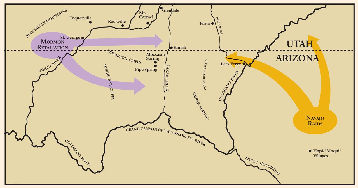 Mormon Retaliation and Navajo Raids