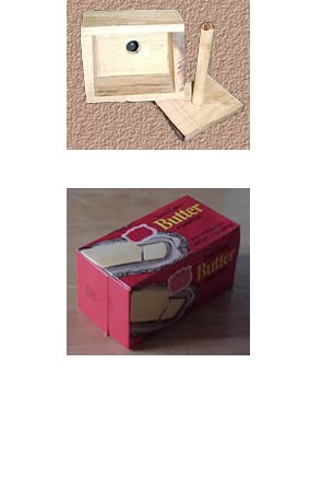 Butter Mold and Cubed Butter