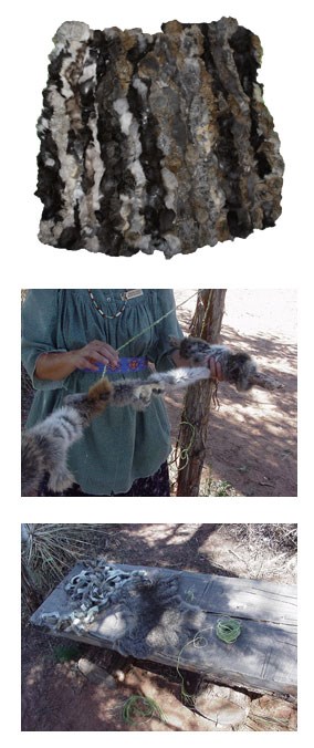 Rabbit Blanket making