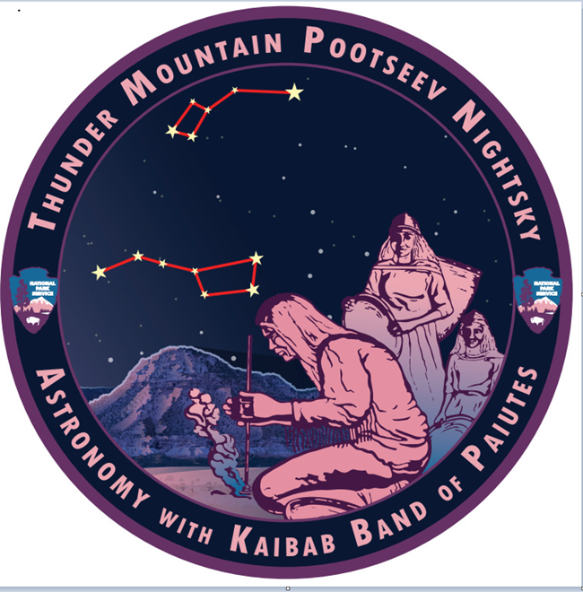 The logo for the Kaibab Band of Paiute Indians International Dark-Sky Nation