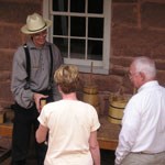 Ranger guiding at tour of Winsor Castle