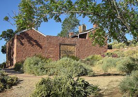 Fort, called Winsor Castle, at Pipe Spring.