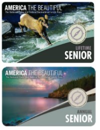 Interagency Lifetime Senior Pass and 2019 Interagency Annual Senior Pass The 2019 Interagency Annual Senior Pass with a green tree frog