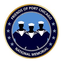 Logo graphic showing three sailors and the text "Friends of Port Chicago National Memorial".