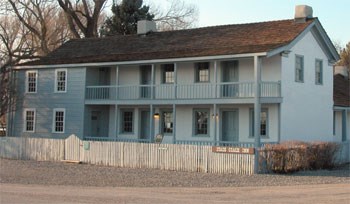 Photo image of the Camp Floyd Pony Express Station.