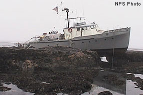 Christopher M shipwreck on Bolinas Point