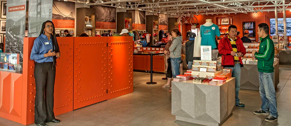 Golden Gate Bridge Welcome Center Golden Gate Bridge Welcome Center interior photo