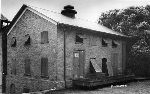 Building 225, a warehouse built on the Main Post in 1925. Building 225, a warehouse built on the Main Post in 1925.