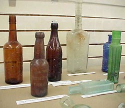 Bottles collected during Crissy Field restoration