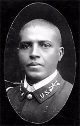 Charles Young,in military dress uniform,African American Graduate of West Point 