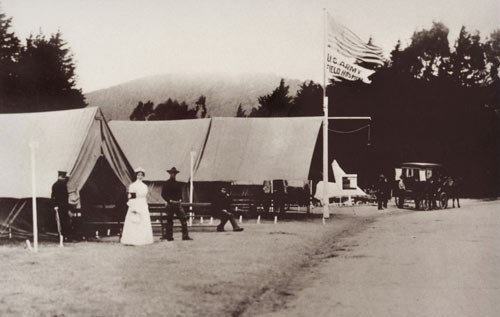 Army field hospital in Golden Gate Park