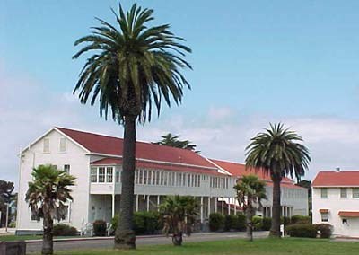 Civil War-Era wood barracks known as the Cavalry Barracks