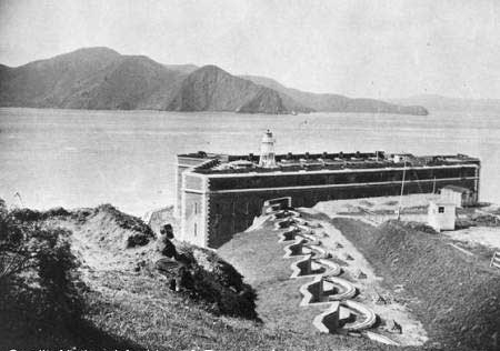 Fort Point in the 1860's. Fort Point in the 1860's.