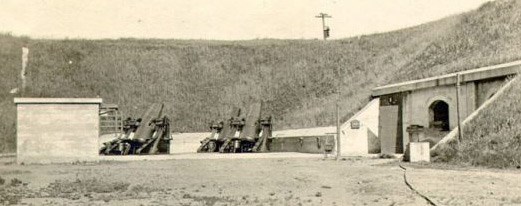 Mortars at Battery Howe-Wagner