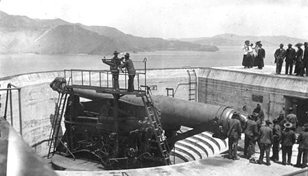 12-inch gun at Battery Lancaster