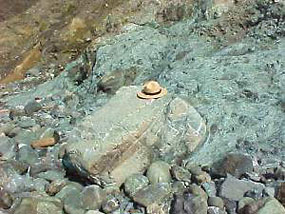 Serpentinite block Serpentinite block