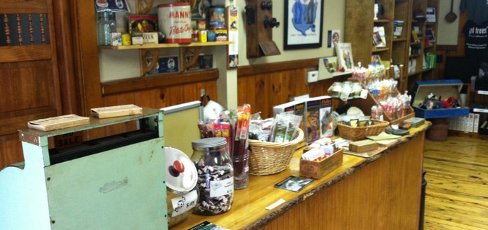 The Country Store filled with antiques and merchandise available for sale The Country Store filled with antiques and merchandise available for sale