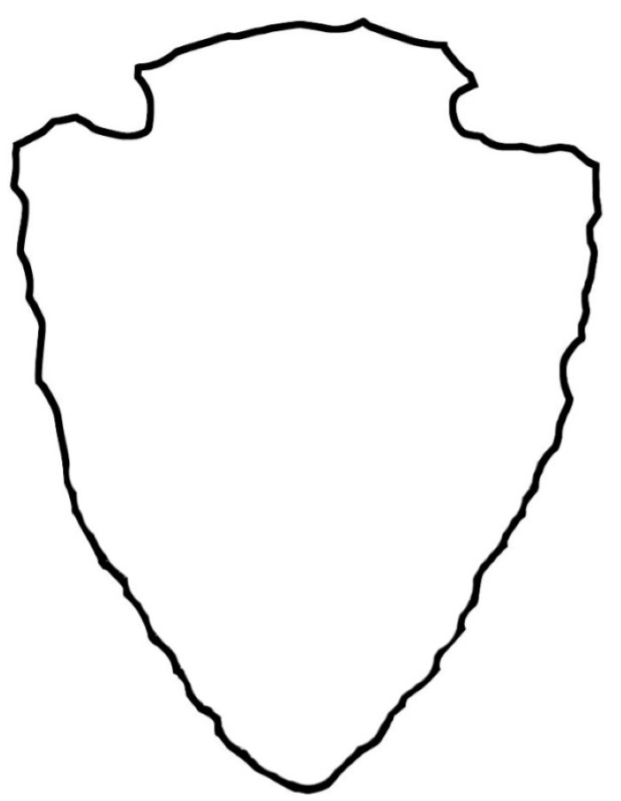 Arrowhead outline