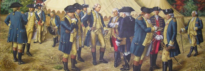 Washington in conference at Yorktown