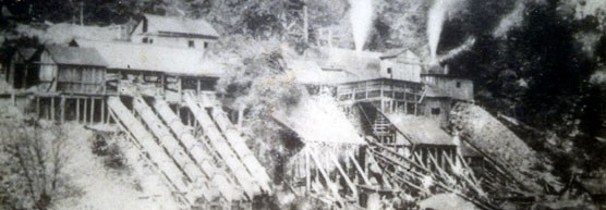 the pyrite mine circa 1900