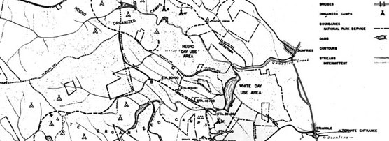 segregation map of the park