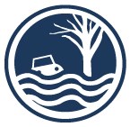 Illustration of car in a flood.