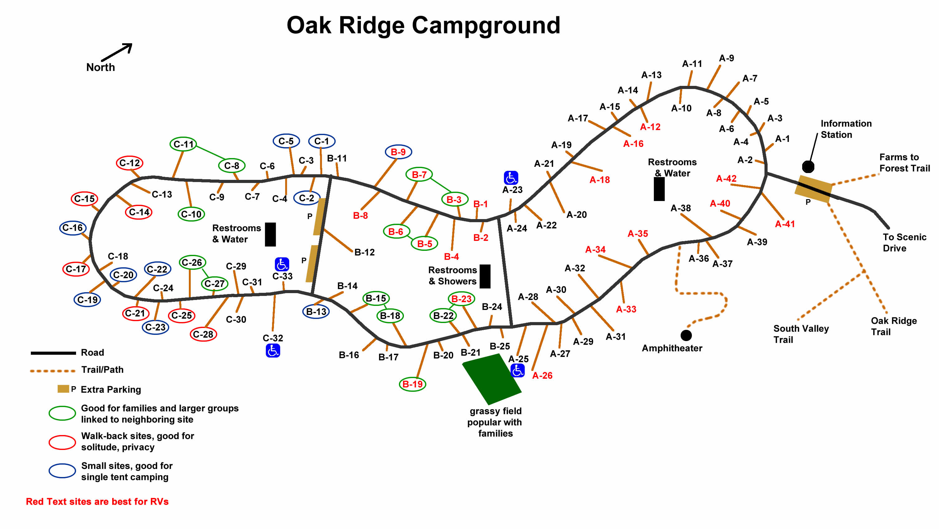 prince william forest park map Oak Ridge Campground Prince William Forest Park U S National