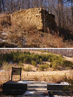 (Above) Old Pyrite Mine Foundation
(Below) Old Pyrite Mine Site