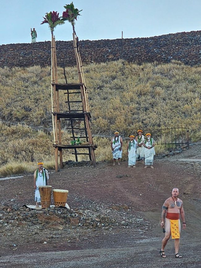Ho'okupu Offerings Placed On The Lele