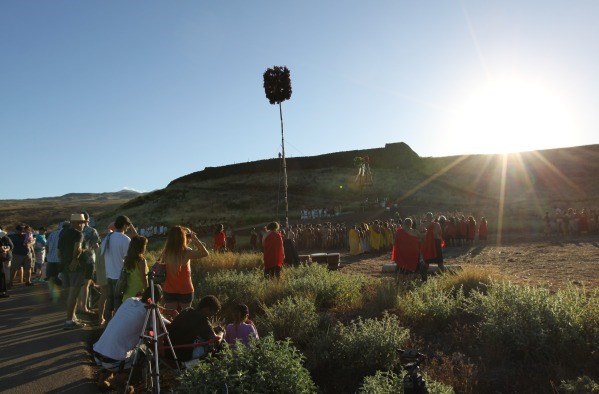 Watching a ceremony at the annual Cultural Festival (NPS) Watching a ceremony at the annual Cultural Festival (NPS)