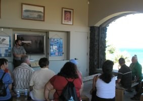 New teacher workshop at the Visitor Center.