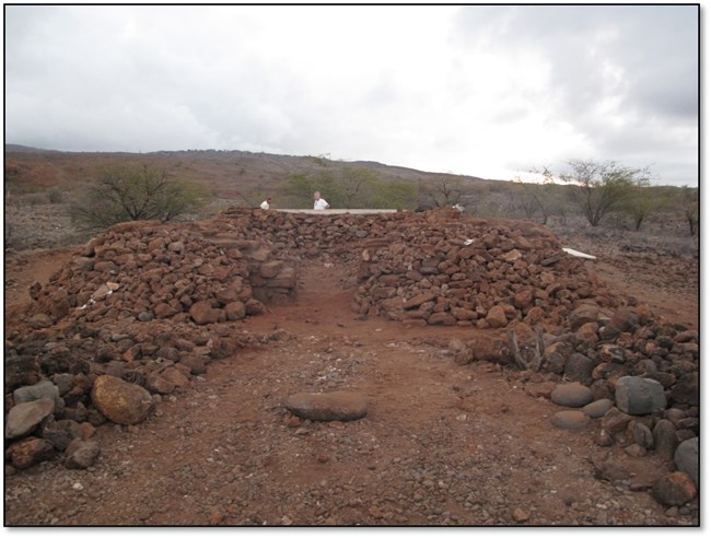 Rock Platform at John Young's Homestead With No Roof