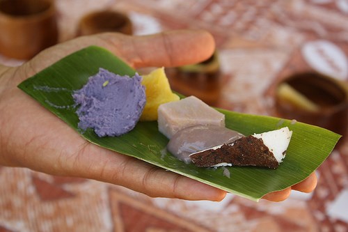 Food samples from the annual Cultural Festival.