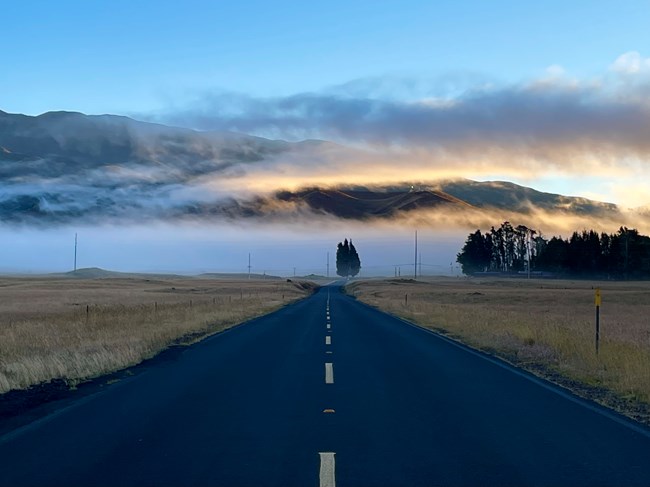 Sunrise over Mauna Kea