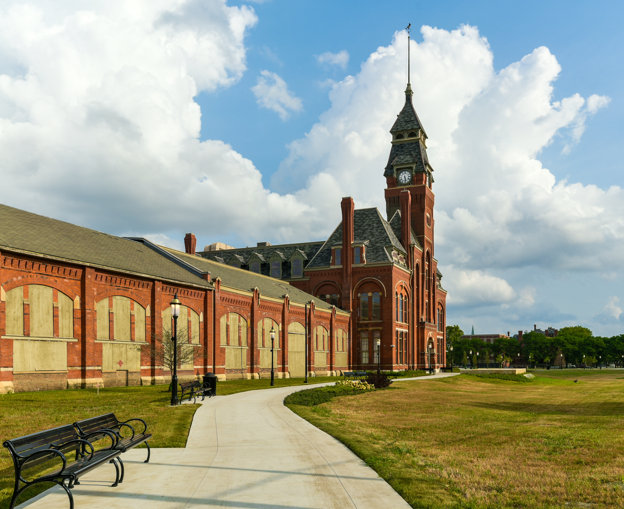 PULLMAN NATIONAL MONUMENT (16 of 21) The Pullman National Historical Park Visitor Center and north erecting shop