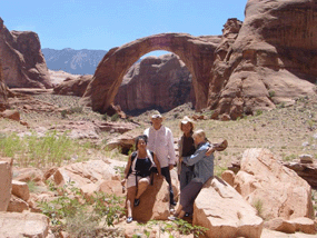 visitors at rainbow bridge