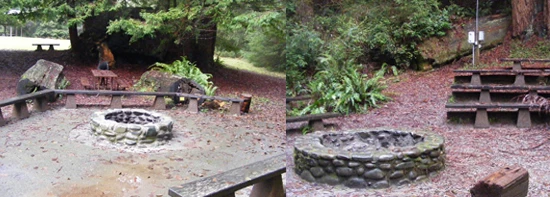 Campfire center and amphitheater at Wolf Creek Education Center Campfire center and amphitheater at Wolf Creek Education Center
