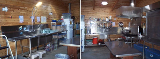 Inside the kitchen area Inside the kitchen area