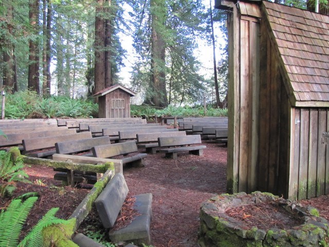 amphitheater from front view looking out to seats