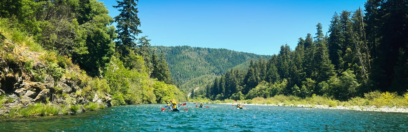Ranger-Led Kayaking Kayaking on Smith River