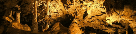 Inside a cave at Oregon Caves National Monument.